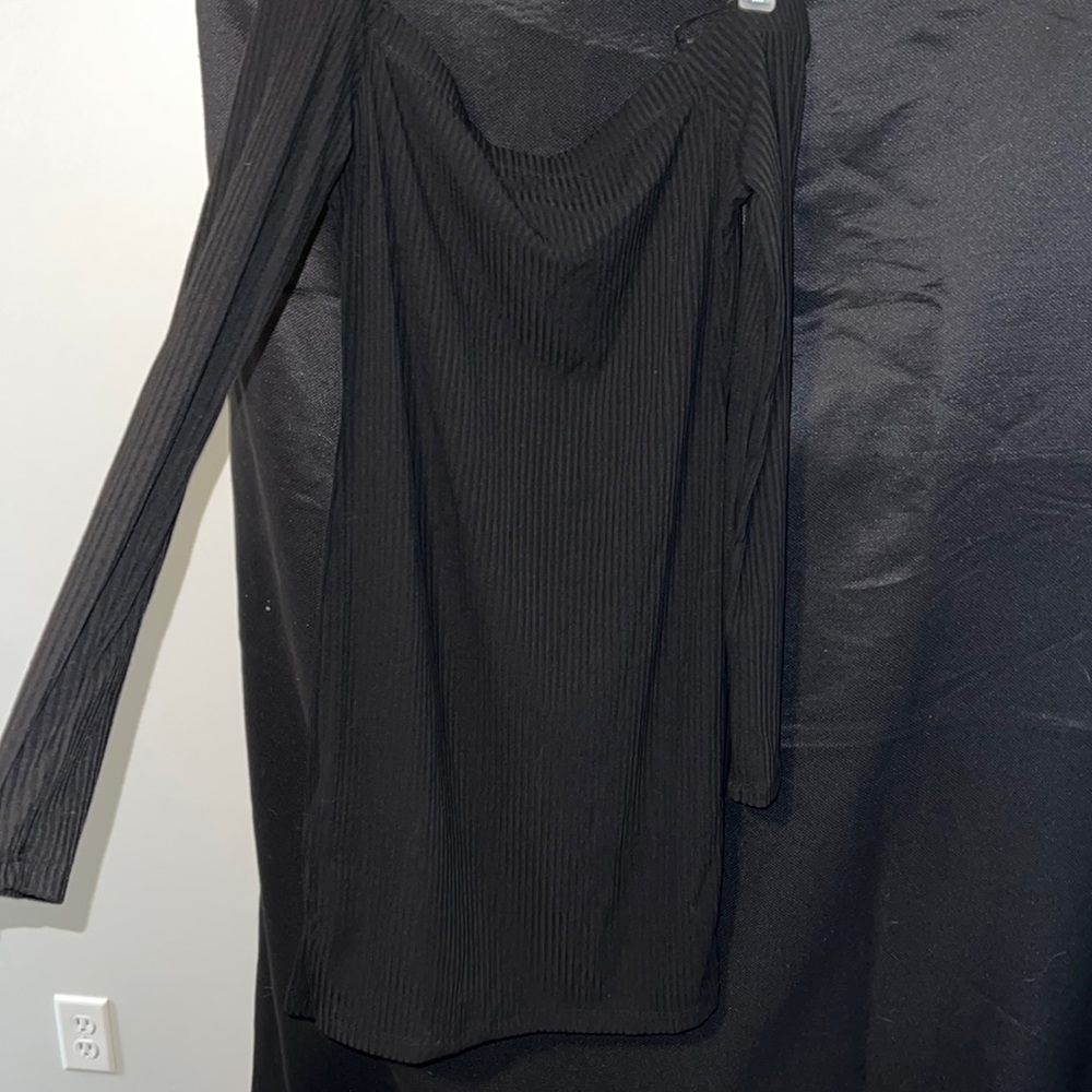 Little black dress - size L- off the shoulder